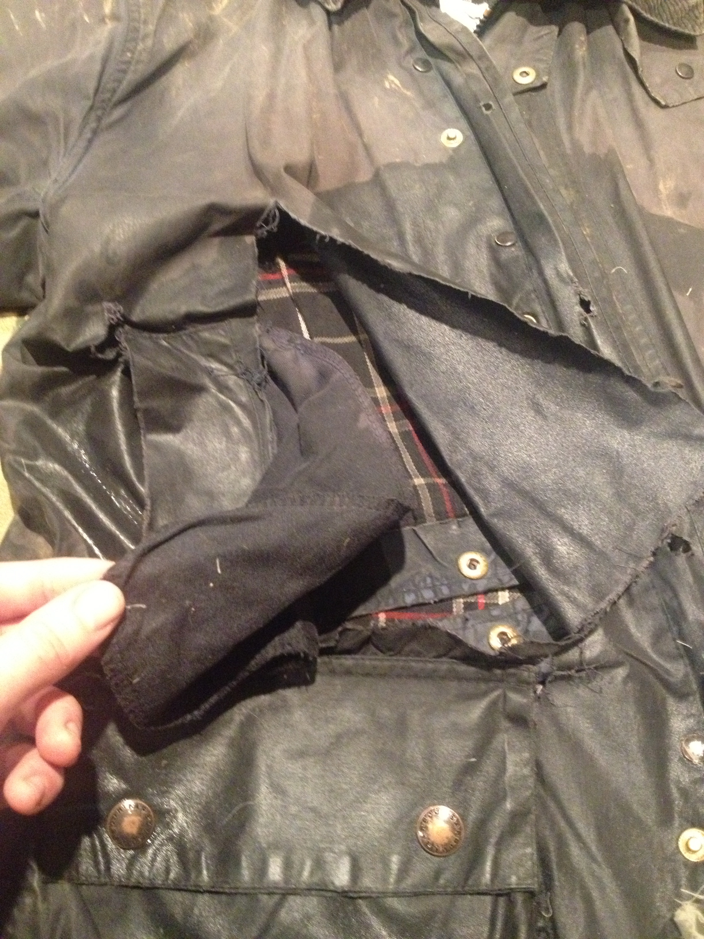 barbour jacket repair kit